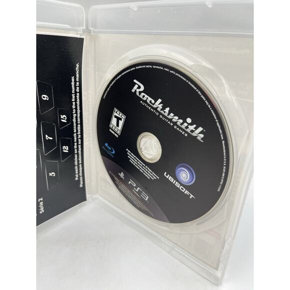 Rocksmith Sony PlayStation 3 Ubisoft 2011 Rated T with Manual No Cable - Picture 4 of 7